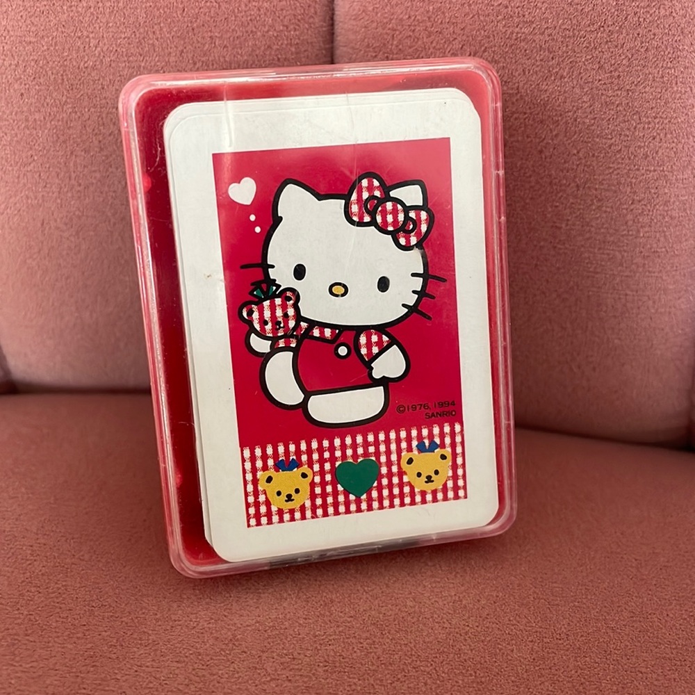 1994-1996 collectors Hello Kitty playing cards